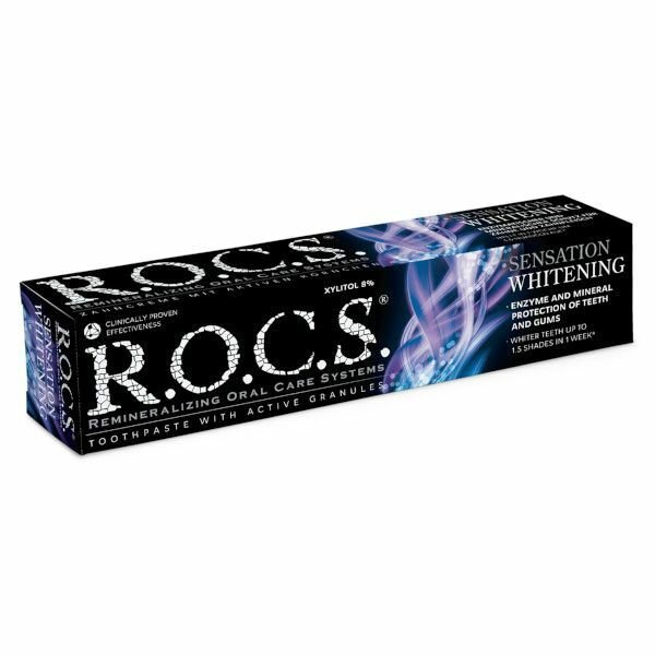 Nieznana Pasta wybielająca Rocs Sensation Whitening 60ml