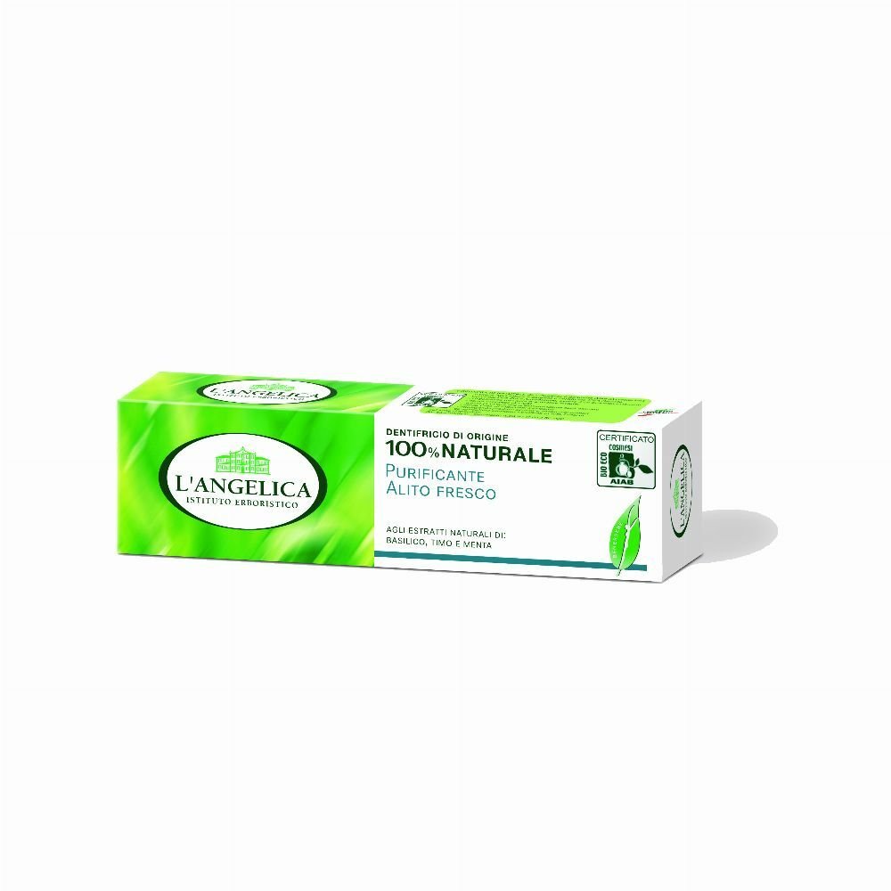 Nieznana Naturalna pasta do zębów L'angelica Świeży Oddech 75ml