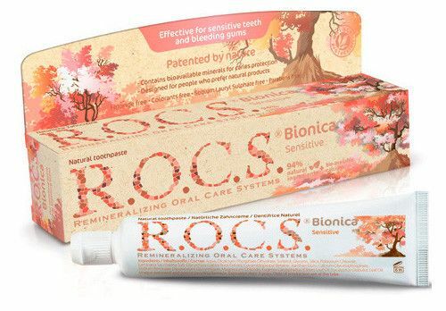 Nieznana Naturalna pasta dla wrażliwych zębów Rocs Bionica 60ml