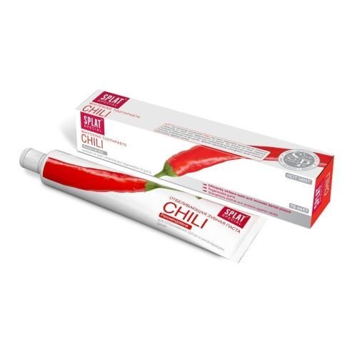 SPLAT SPLAT Special CHILI 75 ml – wybielająca, regenerująca pasta do zębów z ekstraktem z ostrego chili — Składniki i ocena