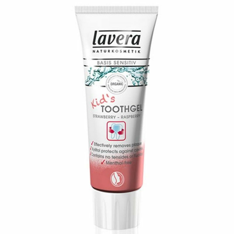 Nieznana Pasta bez fluoru Lavera Basis Sensitive Truskawkowo-Malinowa 75ml
