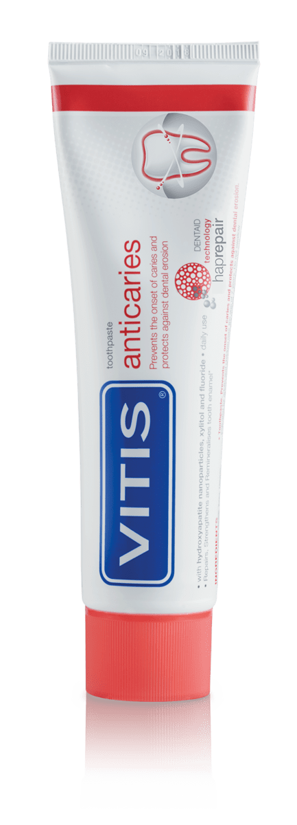 Vitis Vitis Anticaries 100 ml – przeciwpróchnicza pasta do zębów, zapobiegająca erozji szkliwa — Składniki i ocena