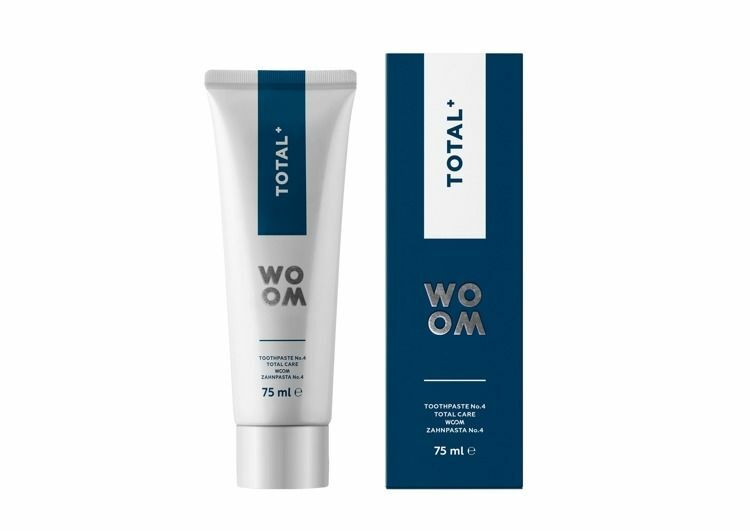 Woom WOOM Total+ 75 ml – pielęgnująca pasta do zębów do zadań specjalnych — Składniki i ocena