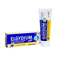 Elgydium Kids 50ml – bananowa pasta do zębów z fluorem, dla dzieci w wieku 2-6 lat