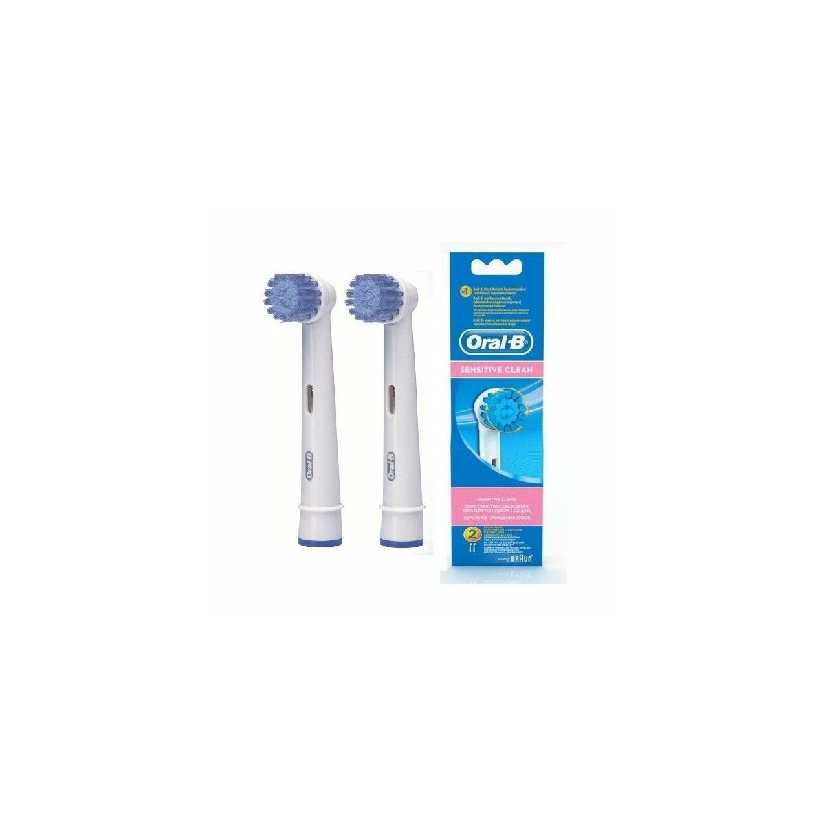 Końcówki do szczoteczki elektrycznej Oral-B Sensitive Clean 2 szt ...