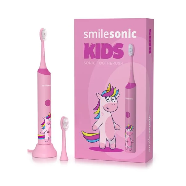 Szczoteczka soniczna dla dzieci Smilesonic Kids Jednorożec + kalendarz mycia zębów z naklejkami