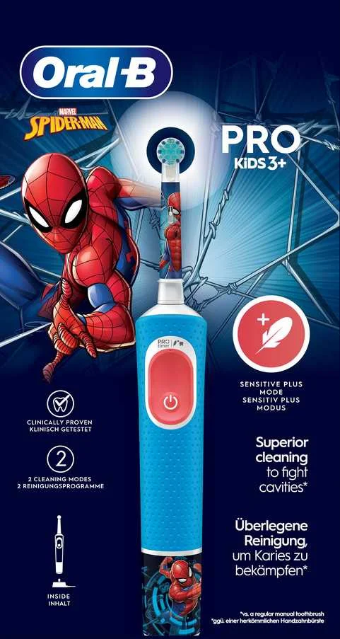 Szczoteczka elektryczna dla dzieci Oral-B Spiderman Vitality Pro 103 Kids