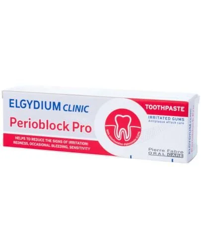 ELGYDIUM Clinic Perioblock Pro - pasta do zębów na podrażnione dziąsła 50 ml