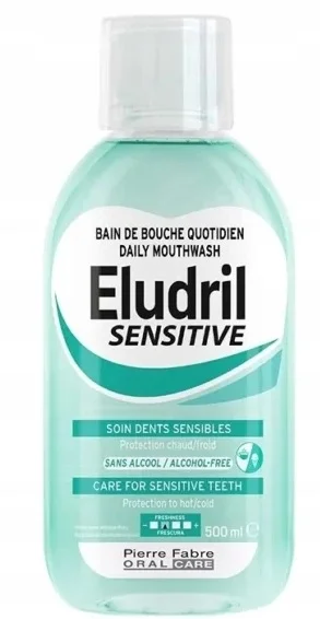Eludril SENSITIVE - płyn do płukania jamy ustnej  dla zębów wrażliwych 500 ml