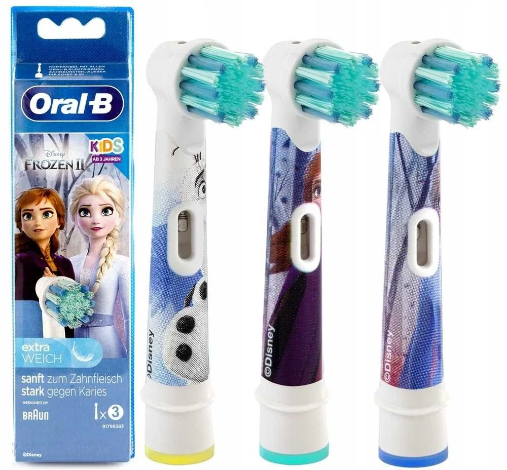 Końcówki Oral-B Stages Power EB10-3 Kraina Lodu, Frozen – 3 szt.
