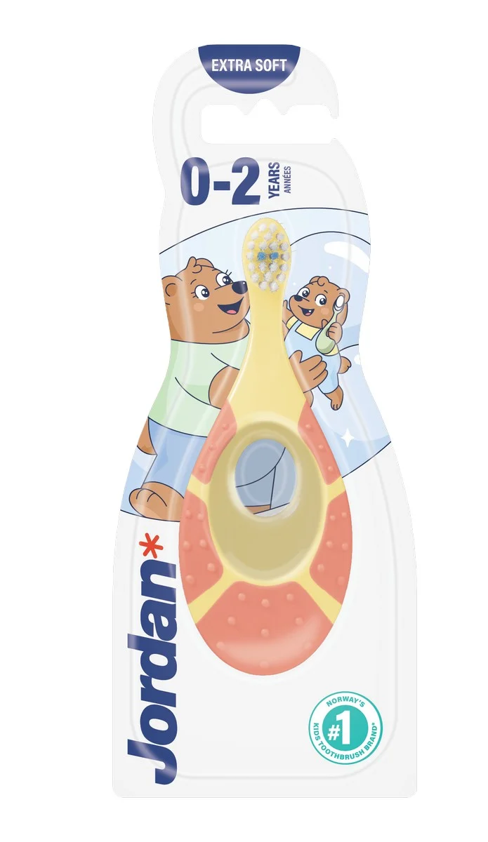 Jordan Step By Step Soft 0-2 – szczoteczka i gryzak dla dzieci  do 2. roku życia
