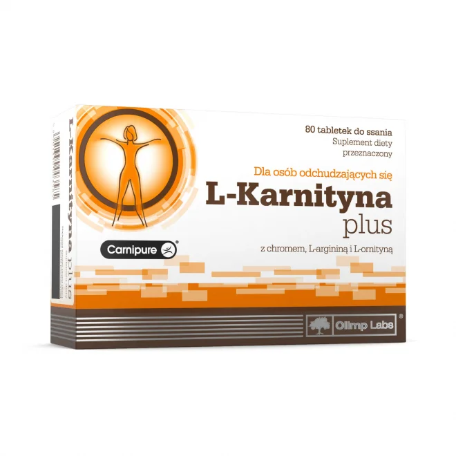 Olimp L-Karnityna Plus dla osób odchudzających się –  tabletki do ssania 80 szt.