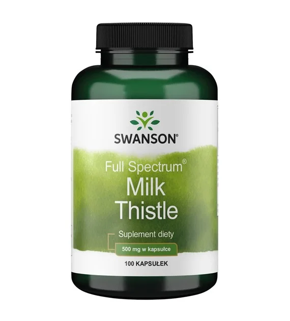 Swanson Full Spectrum Milk Thistle (ostropest plamisty) – kapsułki 100 szt.