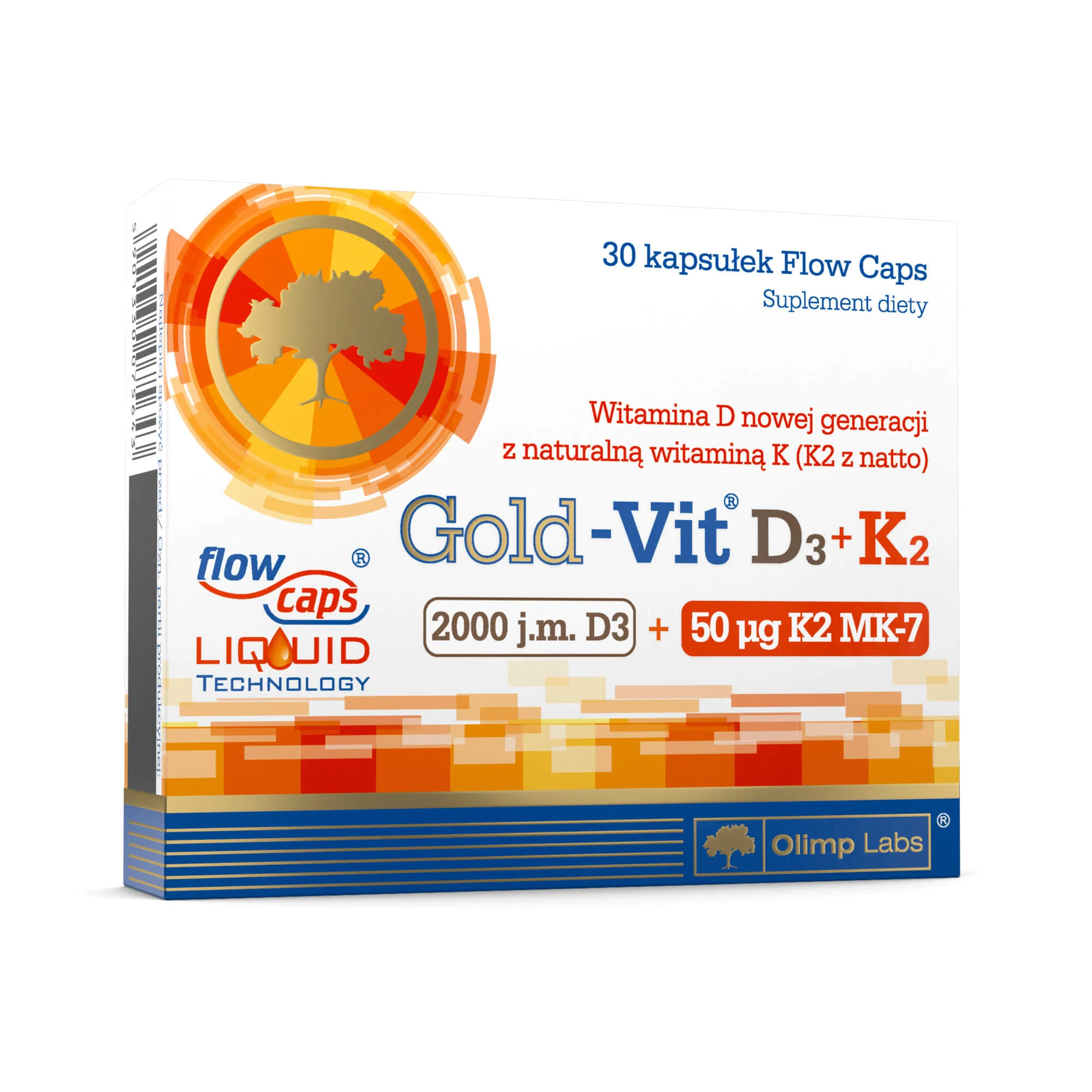 Olimp Gold-Vit® D3+K2 2000 IU - 30 Kapsułek