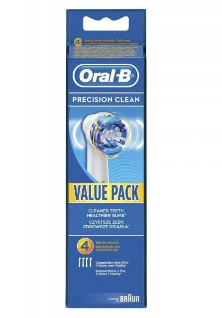 BRAUN Oral-B Precision Clean EB20– końcówki do szczoteczki elektrycznej 4 szt.
