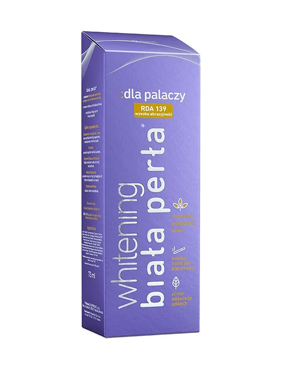 Pasta do zębów dla palaczy Biała Perła