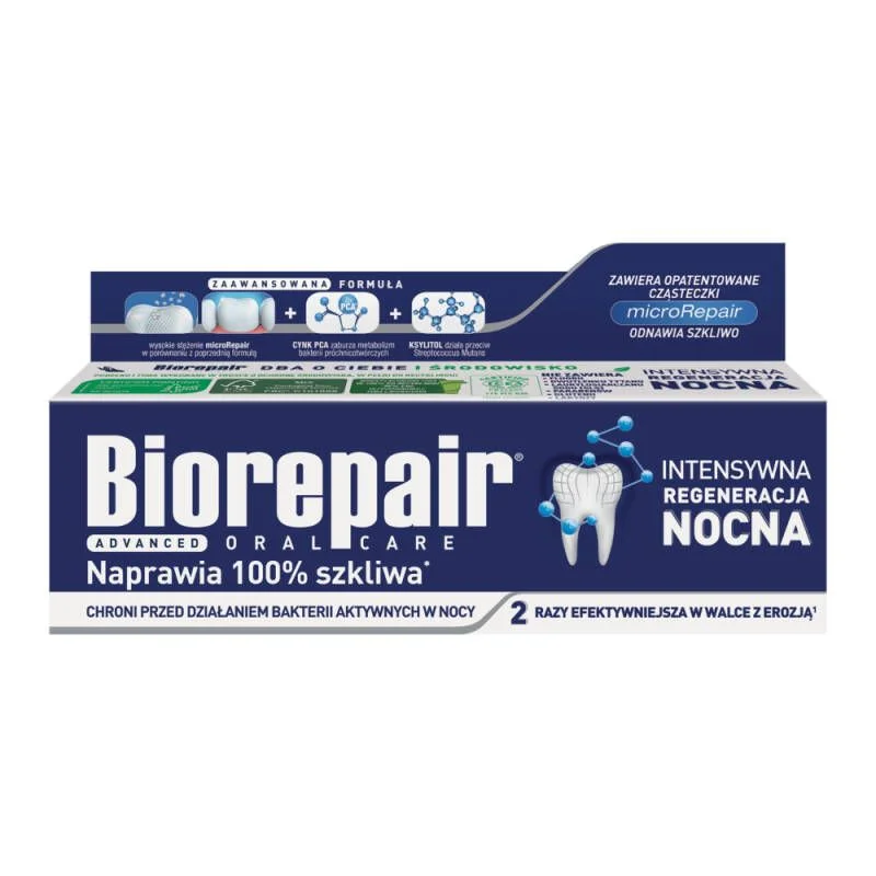 Pasta na nadwrażliwość zębów Biorepair Night 75ml