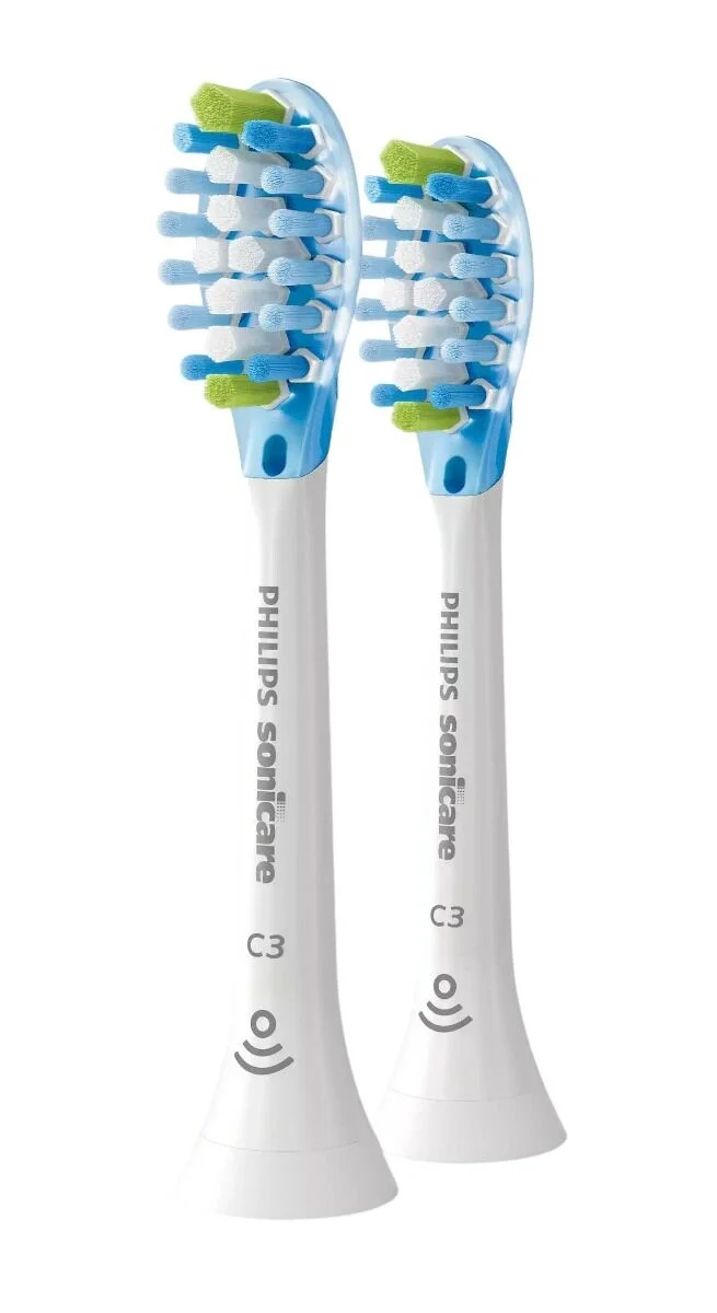 Philips Sonicare C3 Premium Plaque Defence – końcówki do szczoteczki sonicznej w kolorze białym HX9042 2 szt.