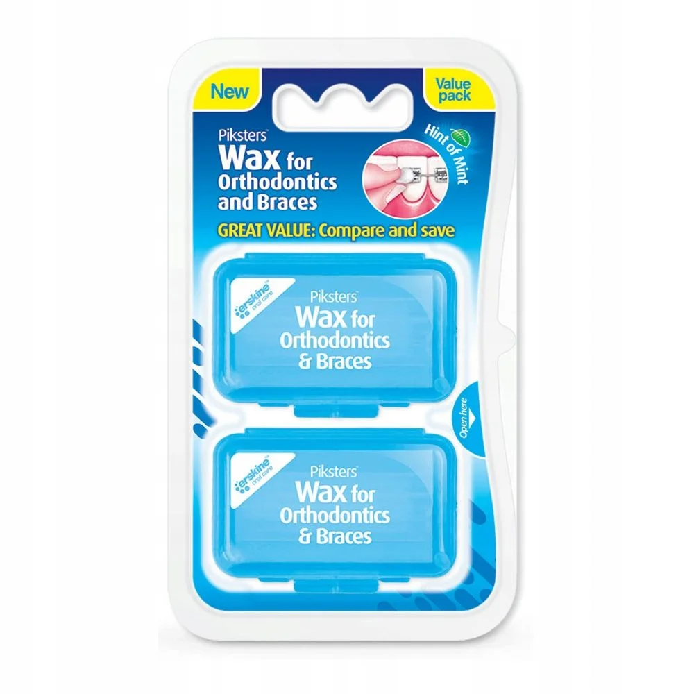 PIKSTERS Orthodontic WAX wosk ortodontyczny - 2 opakowania