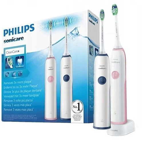 Zestaw dwóch szczoteczek sonicznych Philips Sonicare Clean Care Plus