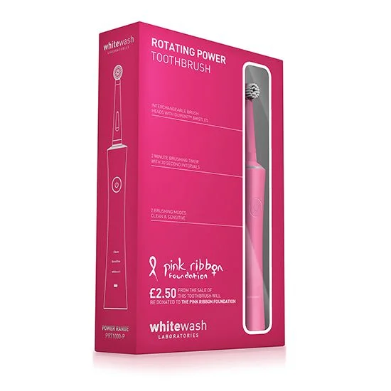Szczoteczka elektryczna WhiteWash Pink Rotating Power PRT1000