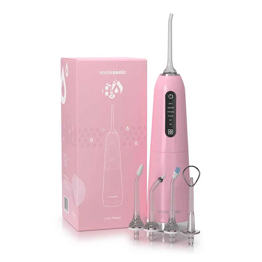 Irygator bezprzewodowy Smilesonic H2O Pink