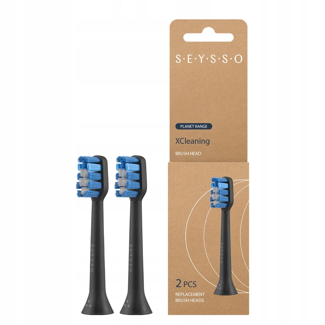 SEYSOO Planet XCleaning – końcówki wymienne do szczoteczki sonicznej SEYSSO 2 szt.