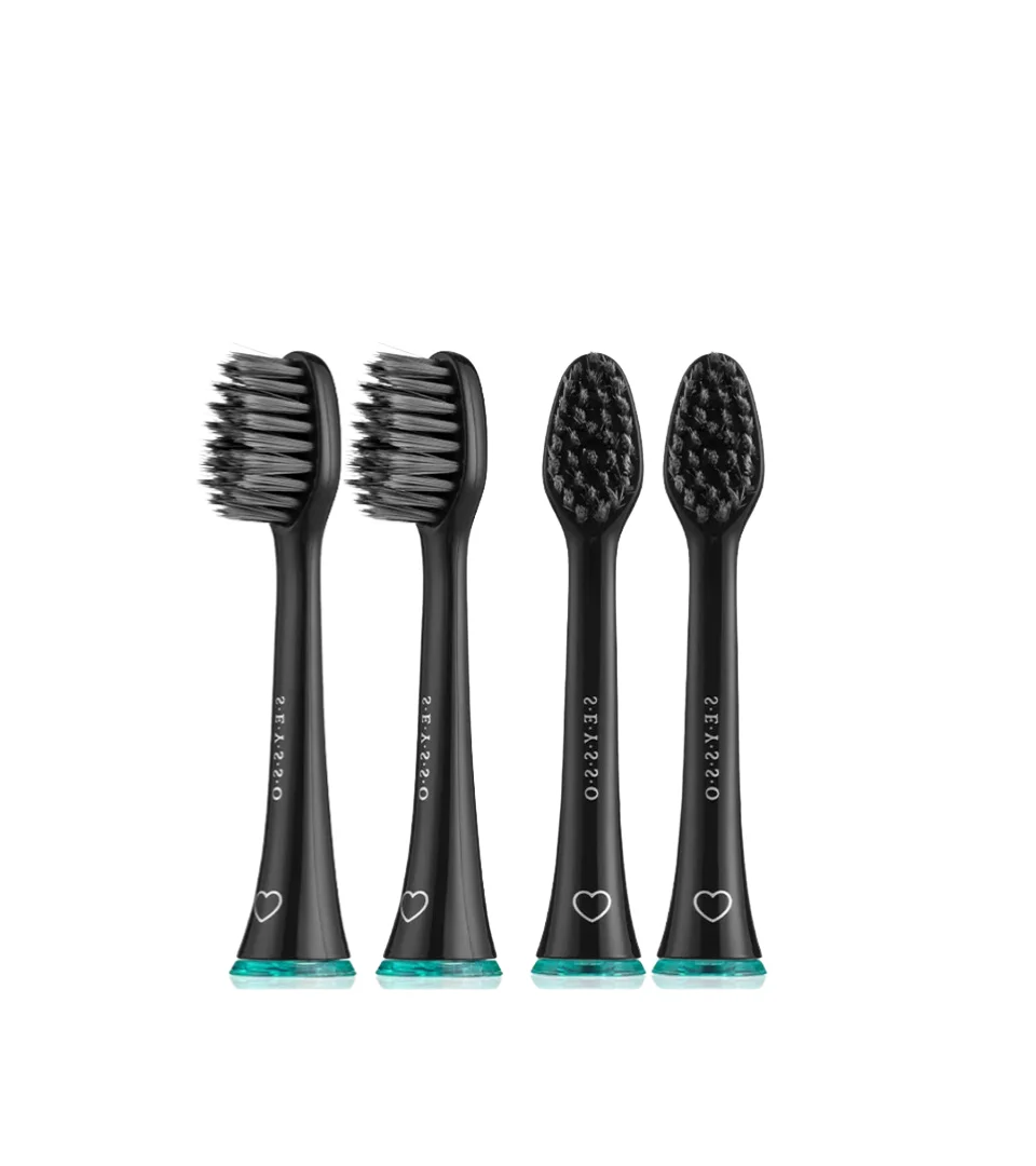SEYSSO Antibacterial Carbon SE0102 – końcówki do szczoteczki sonicznej 4 szt.