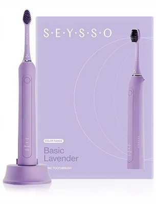 SEYSSO Color Basic Lavender – szczoteczka soniczna  z 3 trybami pracy