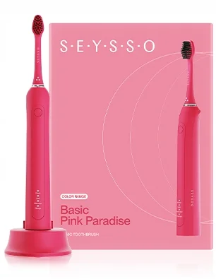 SEYSSO Color Basic Pink Paradise – szczoteczka soniczna  z 3 trybami pracy
