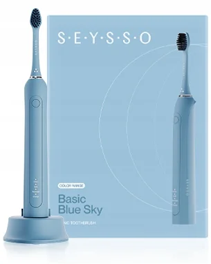 SEYSSO Color Basic Blue Sky – szczoteczka soniczna  z 3 trybami pracy