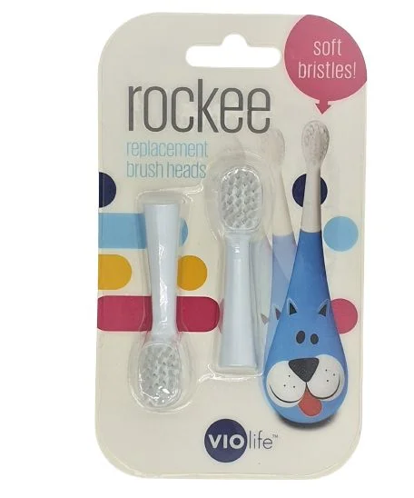 Violife ROCKEE – końcówki czyszczące do szczoteczek dla dzieci 2 szt.