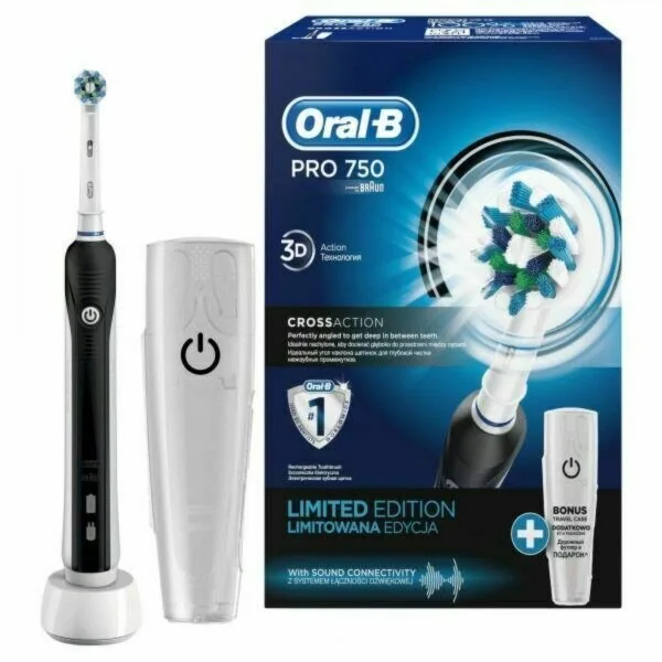 Oral-B PRO 750 Black Cross Action Oral-B PRO 750 Black Cross Action