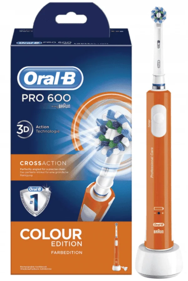 Oral-B Pro 600 CrossAction Orange Oral-B Pro 600 CrossAction Orange